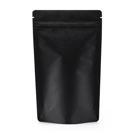 Doypack ZIP | černý kraft papír s AL vrstvou